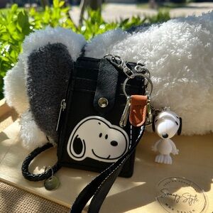4 in 1 cute vegan leather wallet set